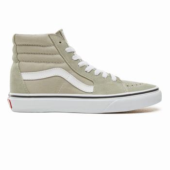 Damske Kotnikove Tenisky Vans Color Theory Sk8-Hi (Unisex) Olivovo Zelená/Biele VA23ZDLTJ